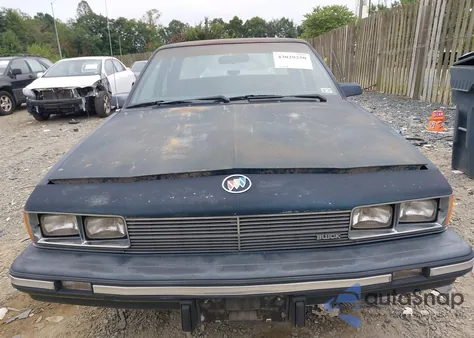 1987 Buick Century Custom from USA, damaged, VIN 1G4AH51R9HT468189